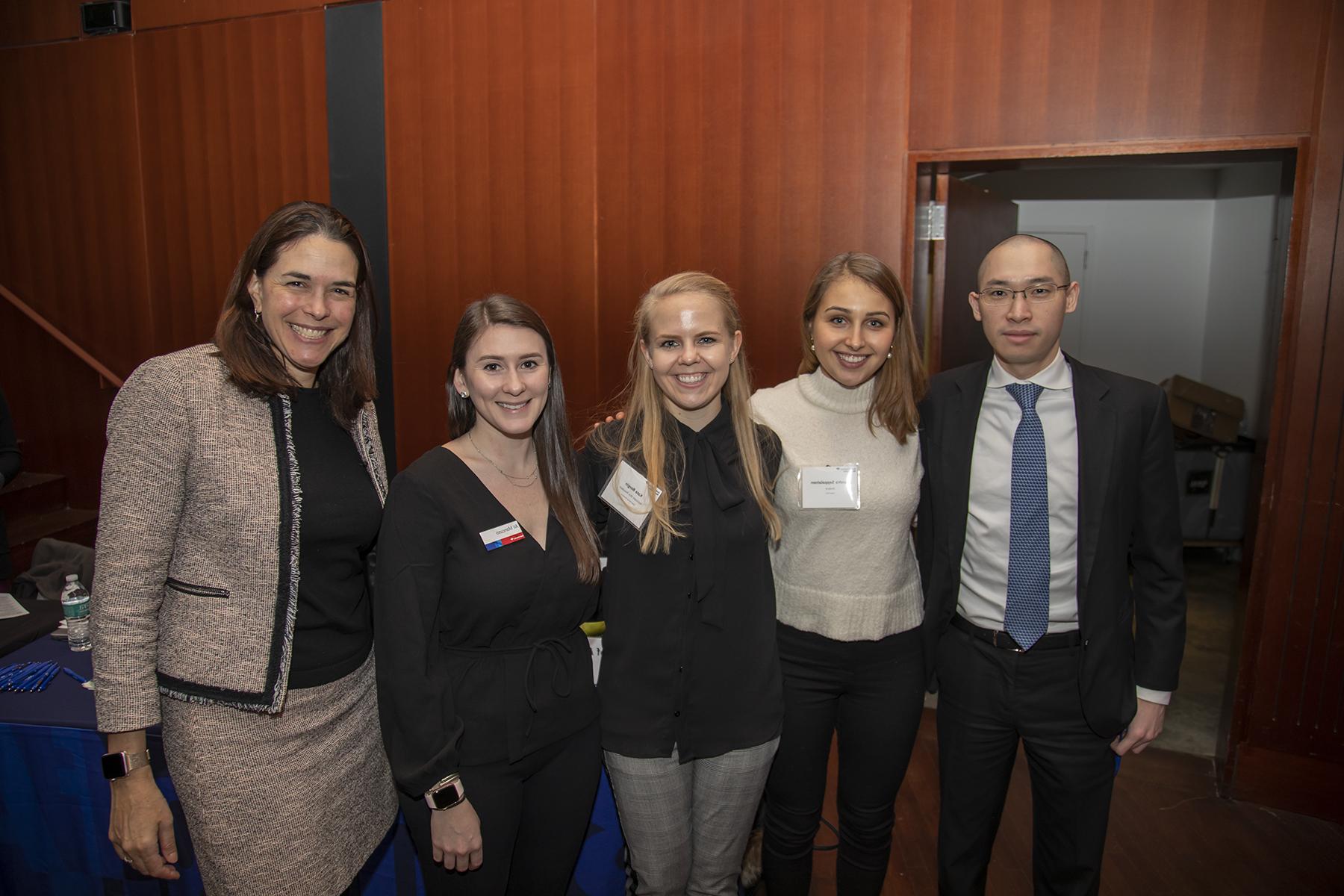 President Beilock with Bank of America partners